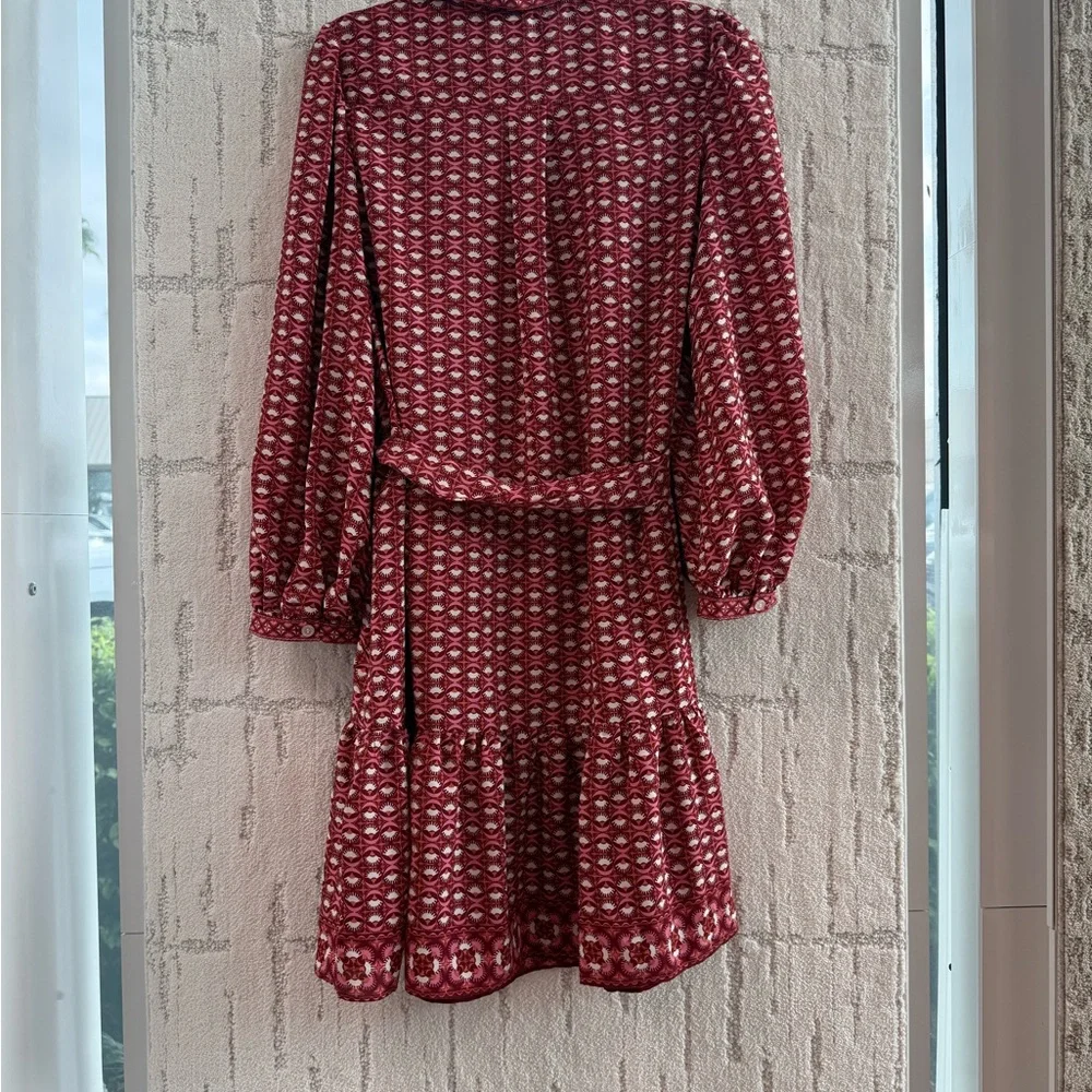 Max Studio Red Patterned Dress - Picture 9 of 14